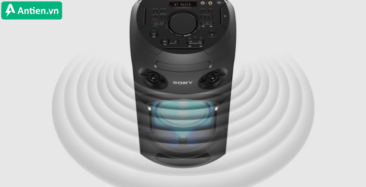 Hifi Sony MHC-V21D có âm thanh tràn ngập căn phòng