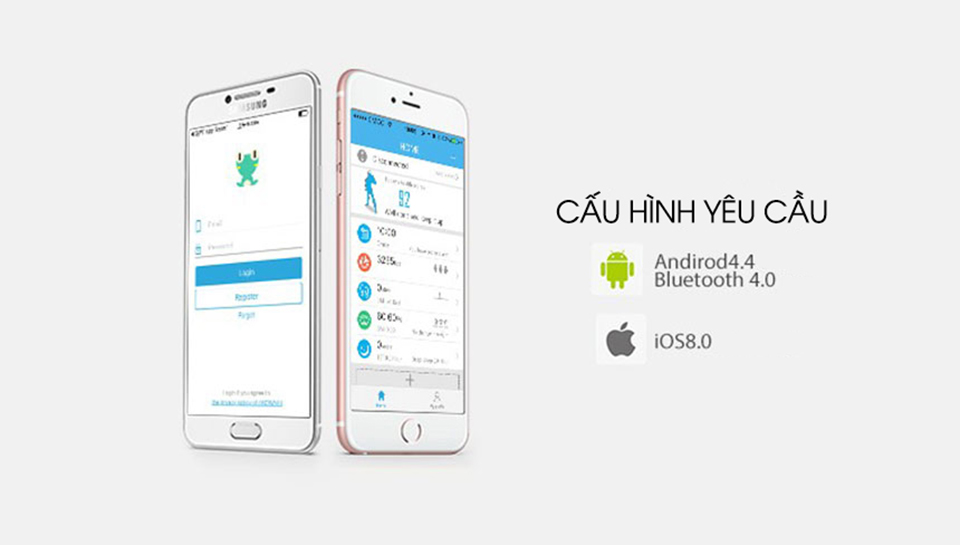 Tương thích với HĐH IOS và Android