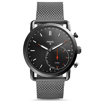 Đồng hồ thông minh Fossil Hybrid FTW1161 - COMMUTER SMOKE STAINLESS STEEL